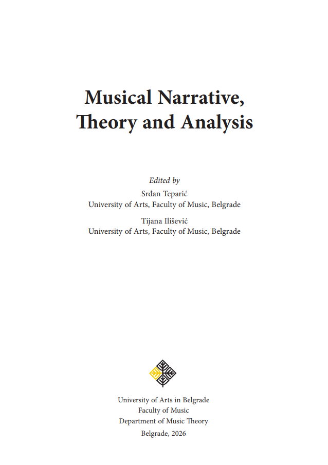 Objavljen je zbornik radova „Music narrative, theory and analysis“